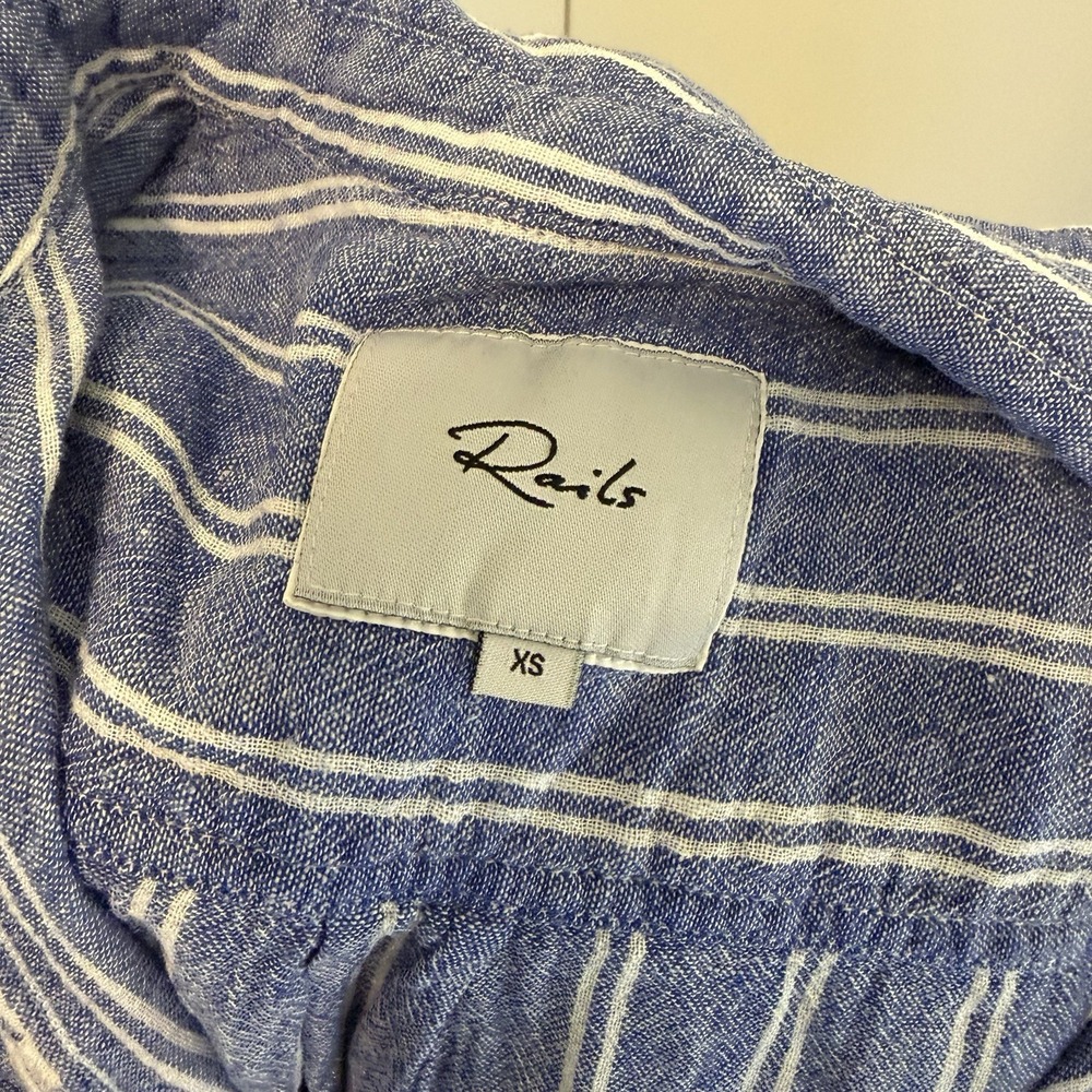 Rails Charli Striped‎ Shirt Button Down - Picture 3 of 4